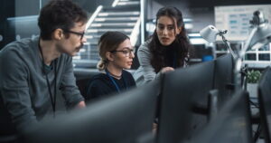 Software Engineers Using Computer